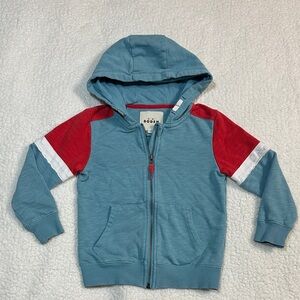 Mini Boden Color-block zip-up sweatshirt Size 5-6Y Boys